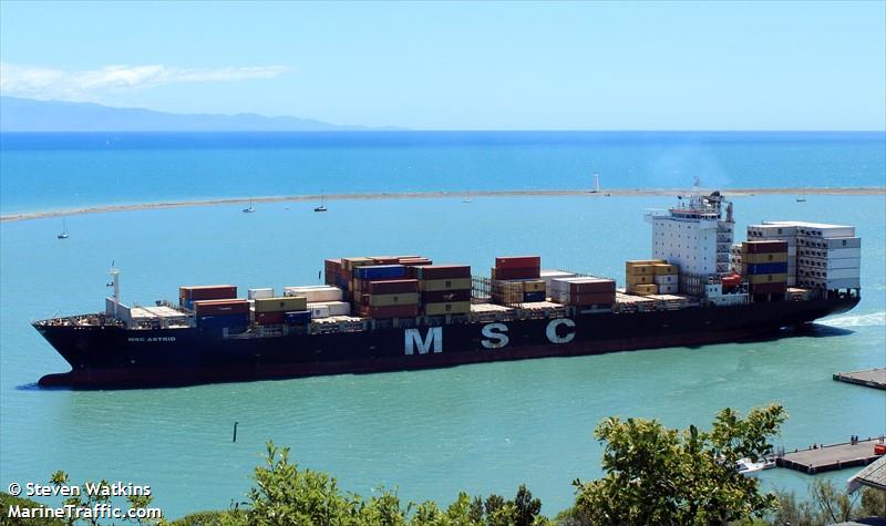 msc astrid (Container Ship) - IMO 9263344, MMSI 351285000, Call Sign 3ENJ5 under the flag of Panama