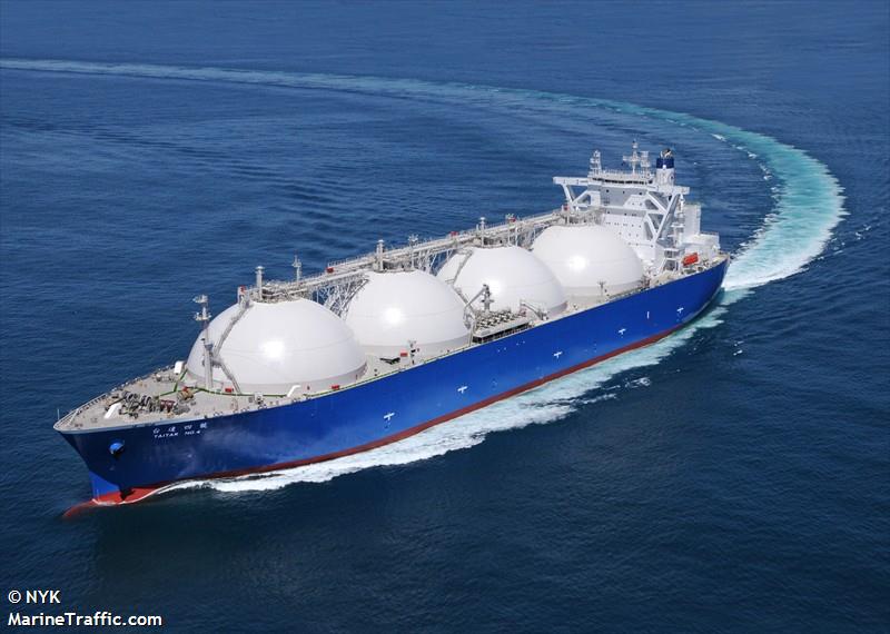 taitar no.4 (LNG Tanker) - IMO 9403657, MMSI 351767000, Call Sign 3EXA9 under the flag of Panama
