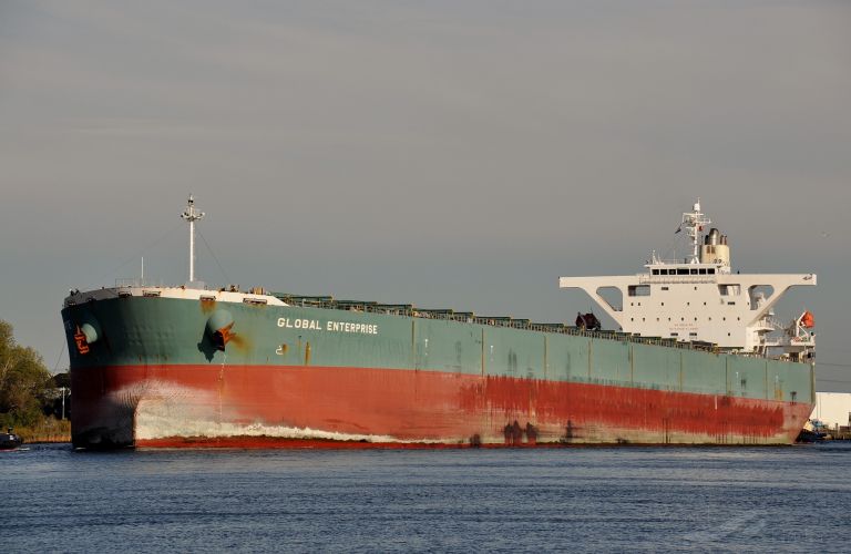 global enterprise (Bulk Carrier) - IMO 9490595, MMSI 356308000, Call Sign 3FCJ6 under the flag of Panama