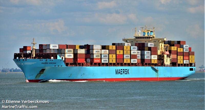 maersk montana (Container Ship) - IMO 9305312, MMSI 367759000, Call Sign WCDP under the flag of United States (USA)