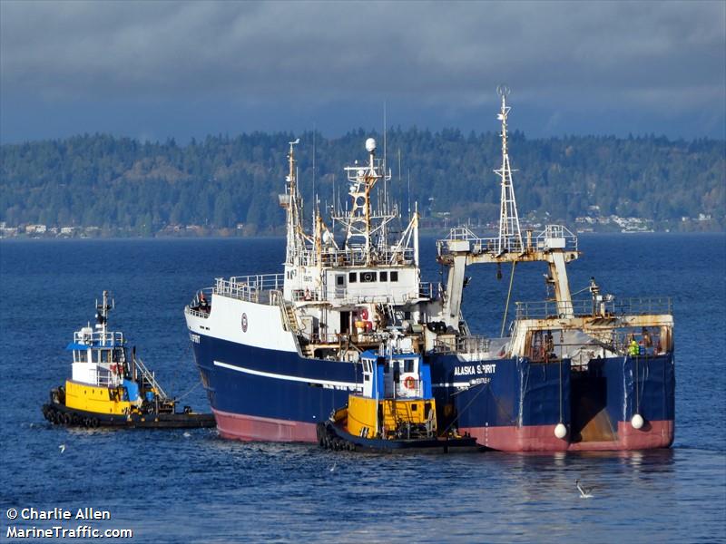 alaska spirit (Fish Factory Ship) - IMO 7390791, MMSI 368653000, Call Sign WDJ3693 under the flag of United States (USA)
