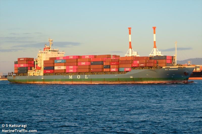 mol seabreeze (Container Ship) - IMO 9472579, MMSI 370433000, Call Sign 3FHF2 under the flag of Panama