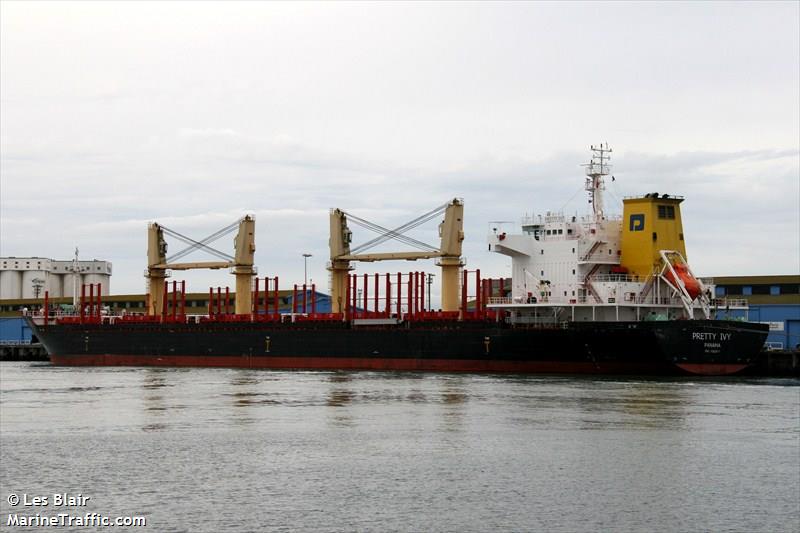 pretty ivy (Bulk Carrier) - IMO 9502817, MMSI 370516000, Call Sign 3FMK2 under the flag of Panama