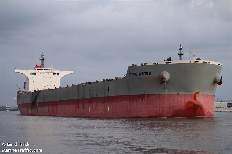 cape aster (Bulk Carrier) - IMO 9538749, MMSI 373083000, Call Sign 3FOL3 under the flag of Panama