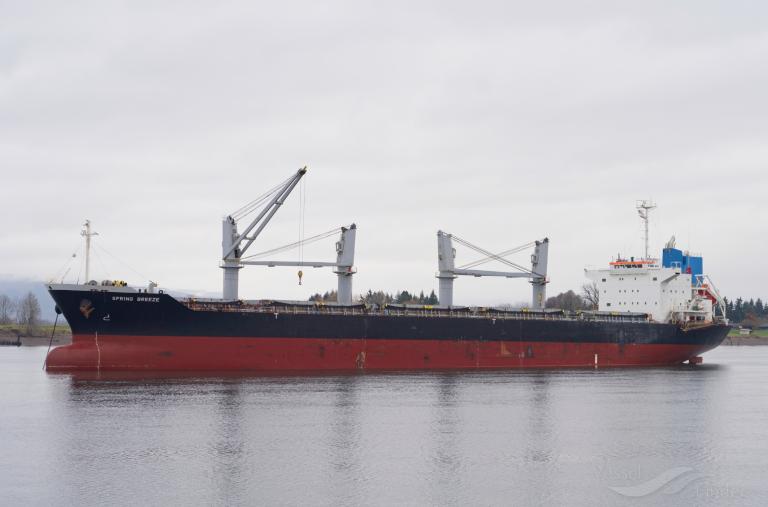 spring breeze (Bulk Carrier) - IMO 9610200, MMSI 373230000, Call Sign 3FIJ9 under the flag of Panama