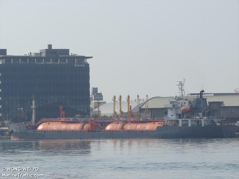 bao run (LPG Tanker) - IMO 9615016, MMSI 412474590, Call Sign BYEV under the flag of China