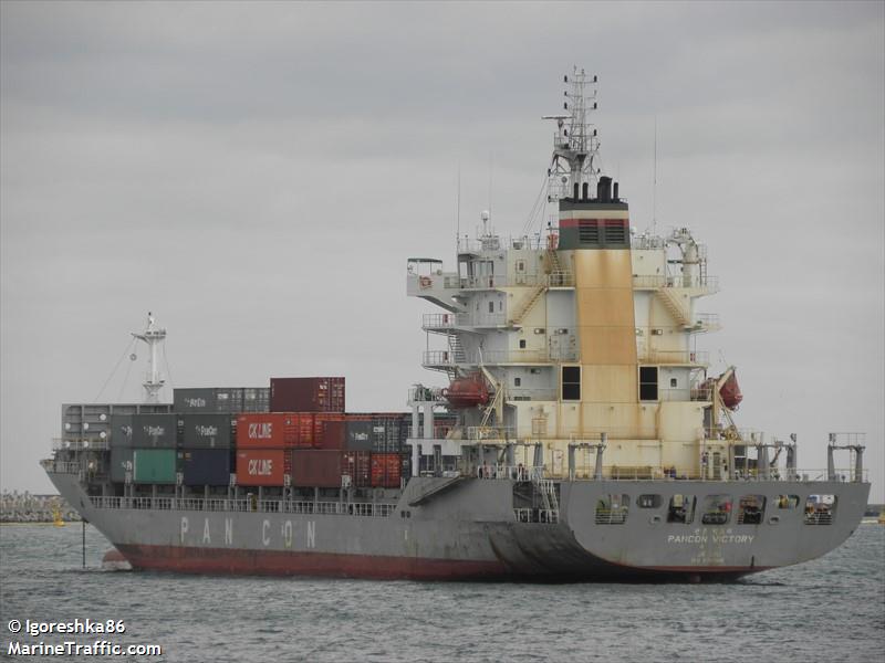 pancon victory (Container Ship) - IMO 9749116, MMSI 440375000, Call Sign D7CC under the flag of Korea