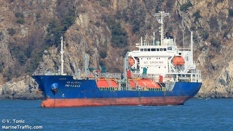 no.9 sjgas (LPG Tanker) - IMO 9167409, MMSI 440832000, Call Sign D7RE under the flag of Korea