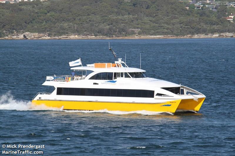 mv maggie cat (Passenger Ship) - IMO 9447134, MMSI 503260900, Call Sign VZSF under the flag of Australia