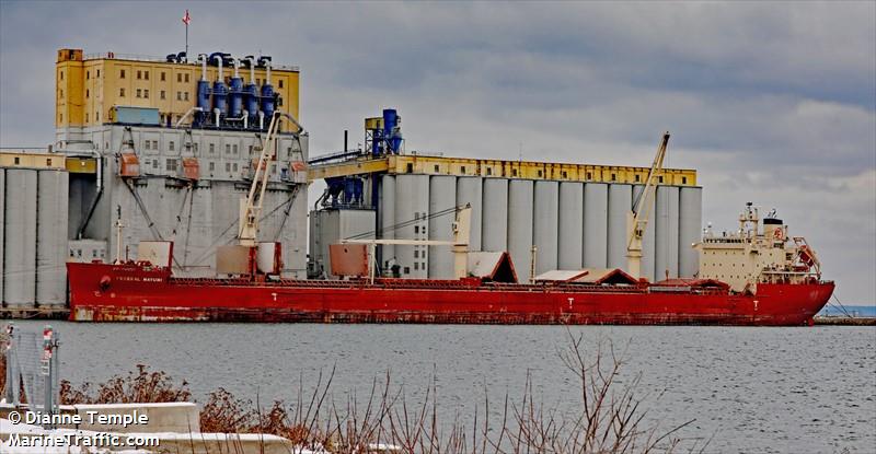 federal mayumi (Bulk Carrier) - IMO 9529578, MMSI 538004646, Call Sign V7YF2 under the flag of Marshall Islands