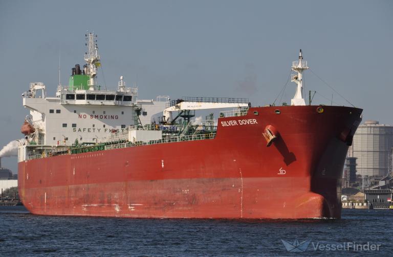 silver dover (Chemical/Oil Products Tanker) - IMO 9692337, MMSI 538006424, Call Sign V7MZ4 under the flag of Marshall Islands