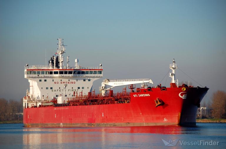 sti jardins (Chemical/Oil Products Tanker) - IMO 9794446, MMSI 538007044, Call Sign V7VG2 under the flag of Marshall Islands
