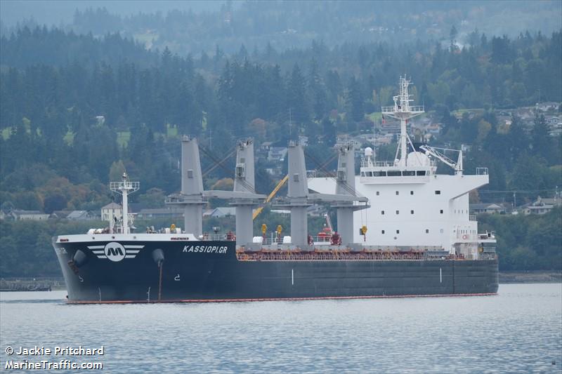 kassiopi.gr (Bulk Carrier) - IMO 9849796, MMSI 538008520, Call Sign V7A2461 under the flag of Marshall Islands