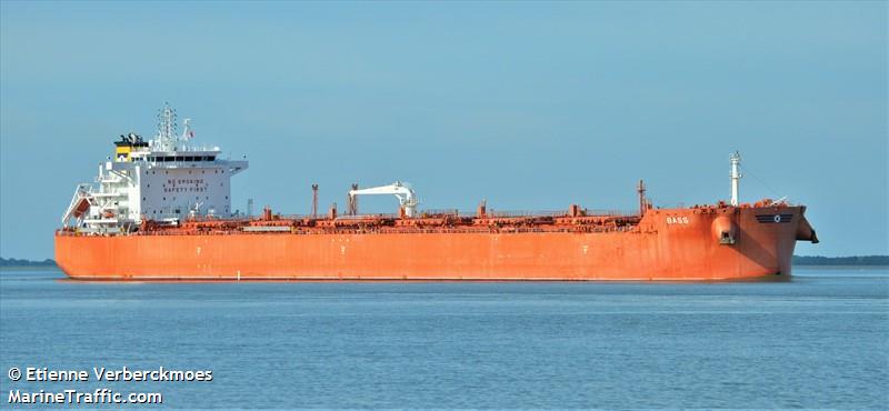 bass (Bulk/Oil Carrier) - IMO 9885908, MMSI 538009014, Call Sign V7A4199 under the flag of Marshall Islands