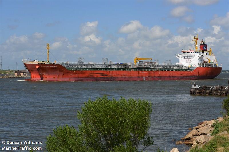 adelaide (Chemical/Oil Products Tanker) - IMO 9597721, MMSI 566018000, Call Sign 9V9410 under the flag of Singapore