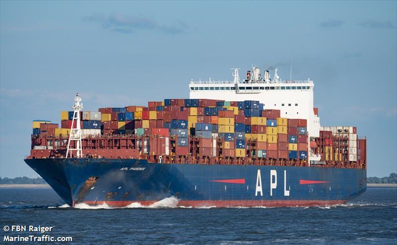 apl phoenix (Container Ship) - IMO 9597501, MMSI 566951000, Call Sign 9V9918 under the flag of Singapore
