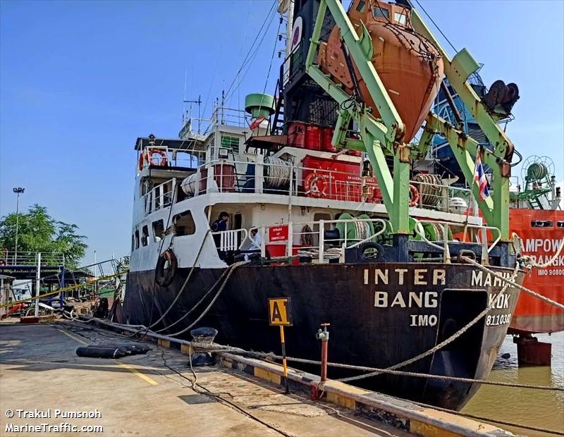 inter marine (Oil Products Tanker) - IMO 8110382, MMSI 567005600, Call Sign HSB2240 under the flag of Thailand