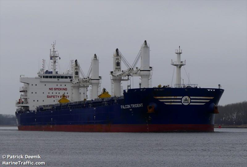 falcon trident (Bulk Carrier) - IMO 9717591, MMSI 636016679, Call Sign D5HG5 under the flag of Liberia