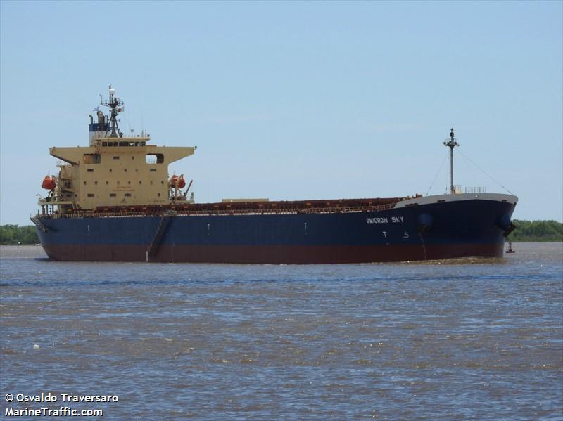 omicron sky (Bulk Carrier) - IMO 9330329, MMSI 636017169, Call Sign D5JP8 under the flag of Liberia