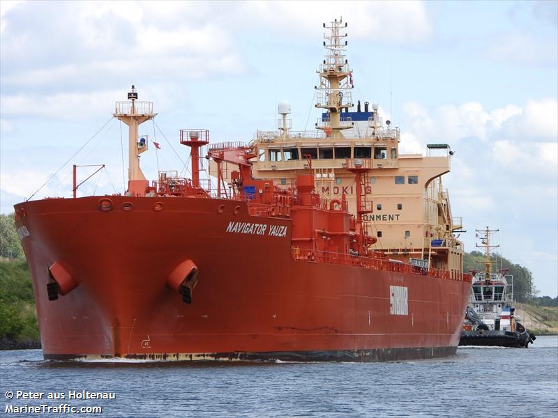 navigator yauza (LPG Tanker) - IMO 9761176, MMSI 636017416, Call Sign D5KV8 under the flag of Liberia