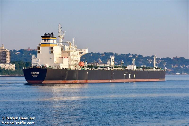 sunrise (Crude Oil Tanker) - IMO 9761956, MMSI 636017481, Call Sign D5LE2 under the flag of Liberia