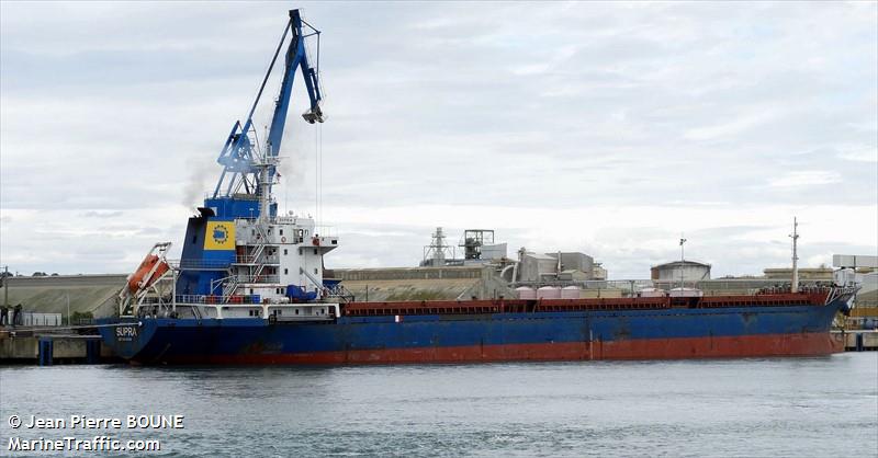 supra (Bulk Carrier) - IMO 9397200, MMSI 636019547, Call Sign D5UZ7 under the flag of Liberia