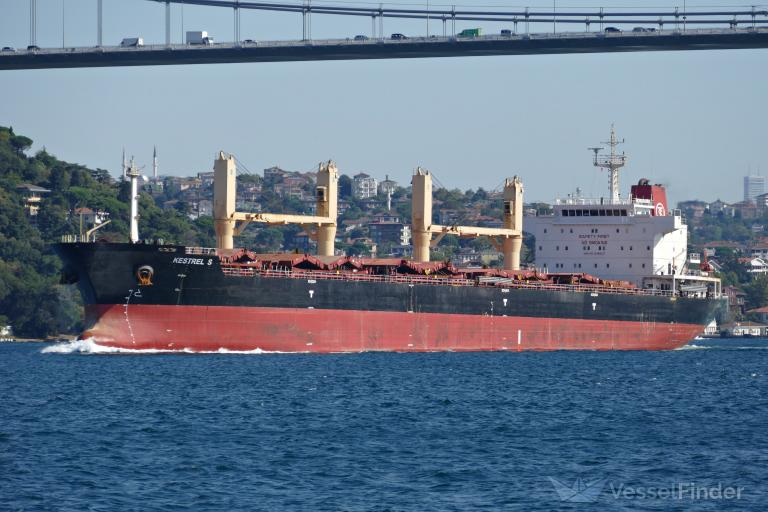 kestrel s (Bulk Carrier) - IMO 9489211, MMSI 636019674, Call Sign A8VG5 under the flag of Liberia