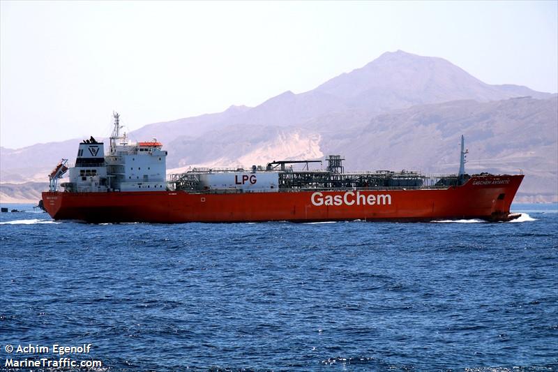 gaschem antarctic (LPG Tanker) - IMO 9402598, MMSI 636092048, Call Sign A8VV4 under the flag of Liberia