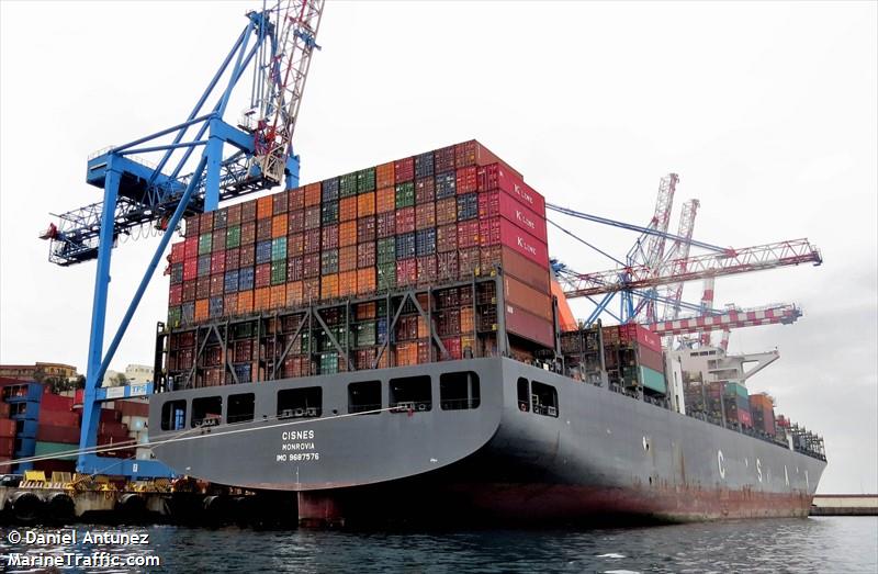 cisnes (Container Ship) - IMO 9687576, MMSI 636092799, Call Sign D5HF4 under the flag of Liberia