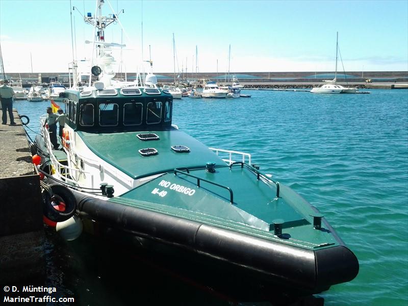 rio orbigo (Law enforcment) - IMO , MMSI 225030390, Call Sign EA9929 under the flag of Spain