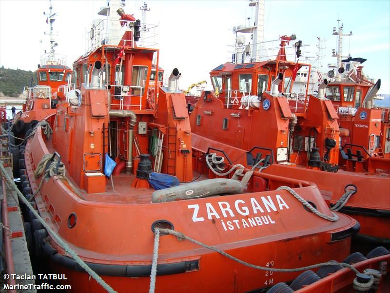 zargana (Towing vessel) - IMO , MMSI 271010375, Call Sign TCA2240 under the flag of Turkey