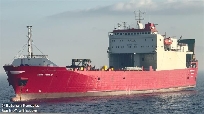 kibris yildizi iii (Ro-Ro Cargo Ship) - IMO 8009064, MMSI 271055033, Call Sign TCA9033 under the flag of Turkey
