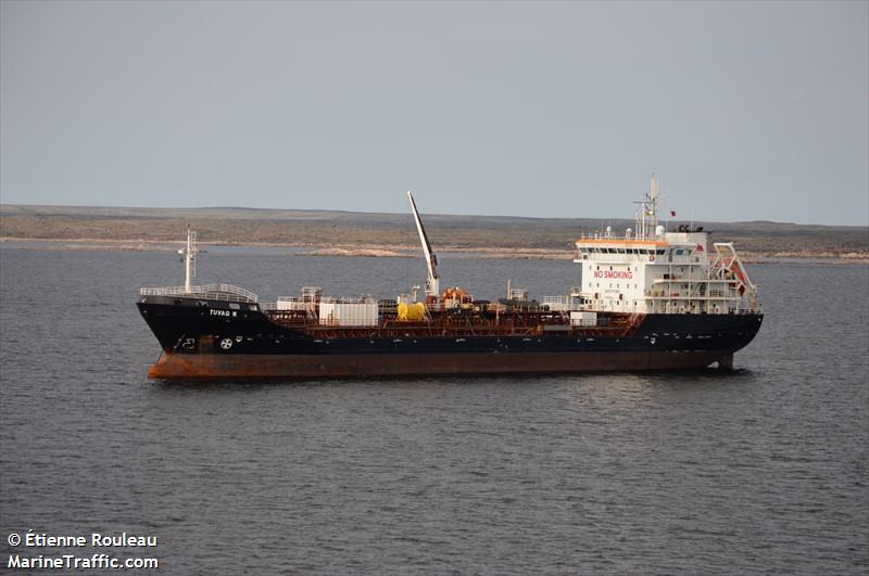 tuvaq w. (Chemical/Oil Products Tanker) - IMO 9610341, MMSI 538090655, Call Sign V7A6383 under the flag of Marshall Islands