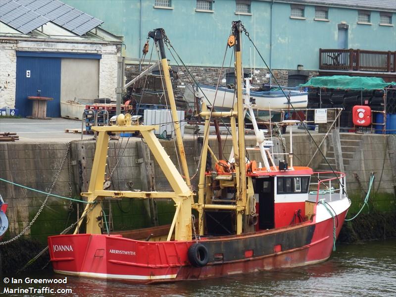 joanna (Fishing vessel) - IMO , MMSI 235115351, Call Sign MMQZ6 under the flag of United Kingdom (UK)