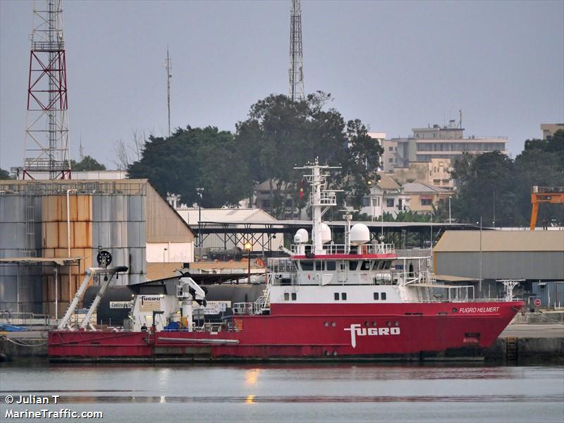 fugro helmert (Research Vessel) - IMO 9662978, MMSI 311001174, Call Sign C6FT8 under the flag of Bahamas