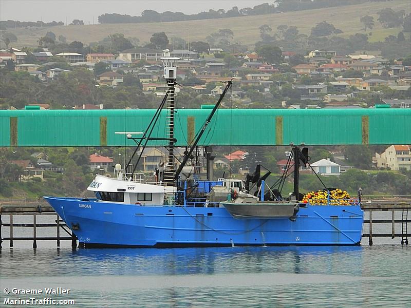 simoan (Fishing vessel) - IMO , MMSI 503097270, Call Sign VHS6267 under the flag of Australia