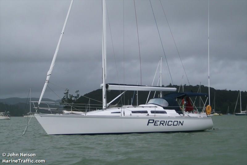 pericon (Sailing vessel) - IMO , MMSI 512002394, Call Sign ZMY7459 under the flag of New Zealand
