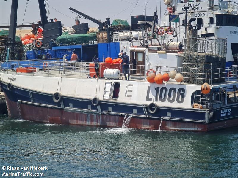 leandra (Fishing vessel) - IMO , MMSI 659063000 under the flag of Namibia