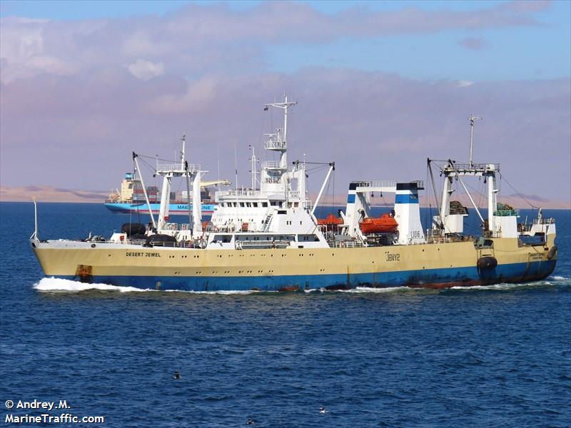 desert jewel (Fish Factory Ship) - IMO 8228189, MMSI 659436000, Call Sign V5DV under the flag of Namibia