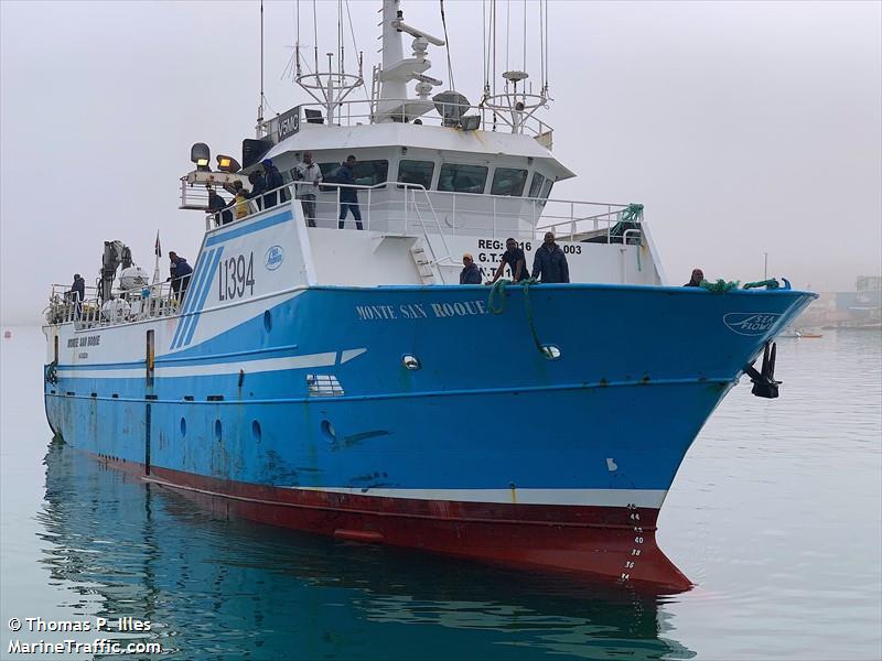 monte san roque (Fishing Vessel) - IMO 9431410, MMSI 659448000, Call Sign V5MC under the flag of Namibia