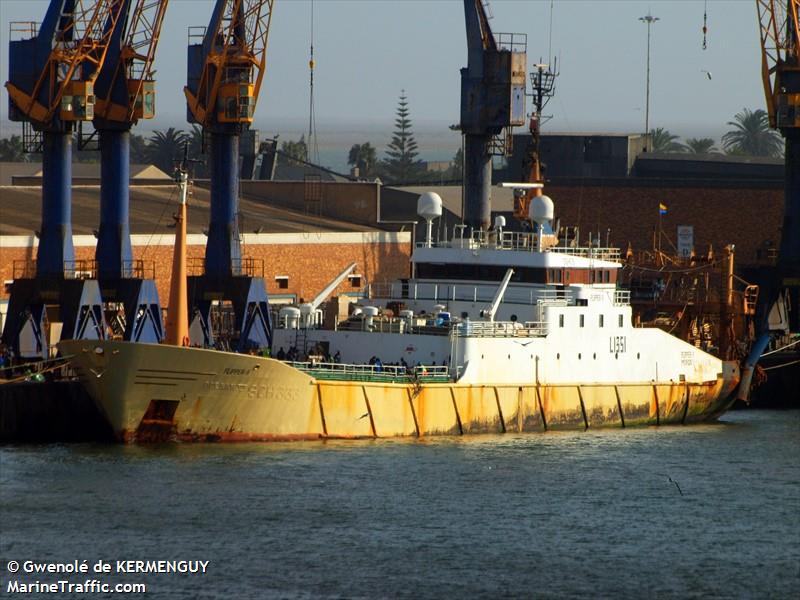 cavema star (Fishing Vessel) - IMO 8519071, MMSI 659453000 under the flag of Namibia