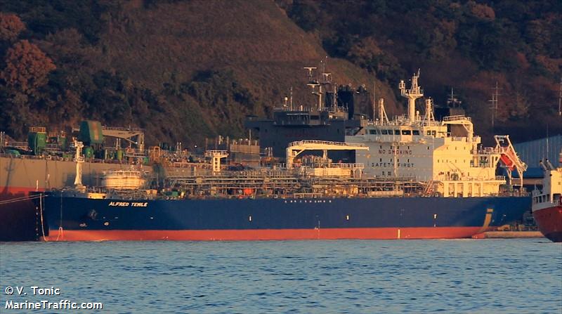 alfred temile (LPG Tanker) - IMO 9859882, MMSI 310793000, Call Sign ZCEY4 under the flag of Bermuda