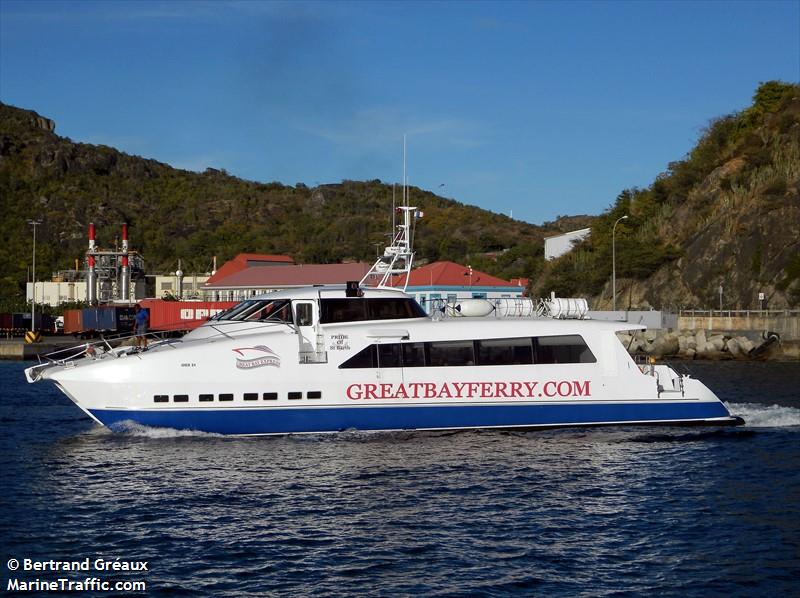 pride of st barth (Unknown) - IMO , MMSI 306970015 under the flag of Curacao