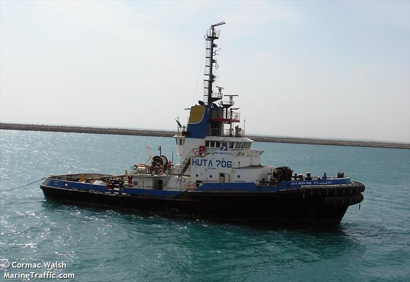 huta 706 (Tug) - IMO 8205967, MMSI 403209810, Call Sign HZ0067 under the flag of Saudi Arabia