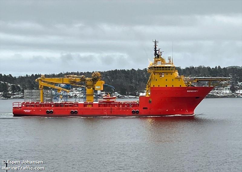 genesis i (Offshore Tug/Supply Ship) - IMO 9246114, MMSI 538011008, Call Sign V7A6445 under the flag of Marshall Islands