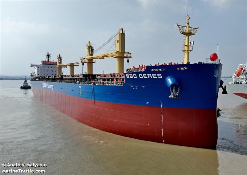 bbc ceres (Bulk Carrier) - IMO 9972490, MMSI 636093231, Call Sign 5LNO3 under the flag of Liberia