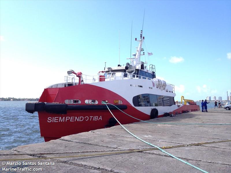 siem pendotiba (Crew Boat) - IMO 9604902, MMSI 710008730, Call Sign PPSN under the flag of Brazil