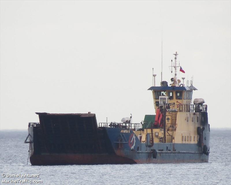 julieta s (Ro-Ro Cargo Ship) - IMO 9258662, MMSI 725001780, Call Sign CB7147 under the flag of Chile