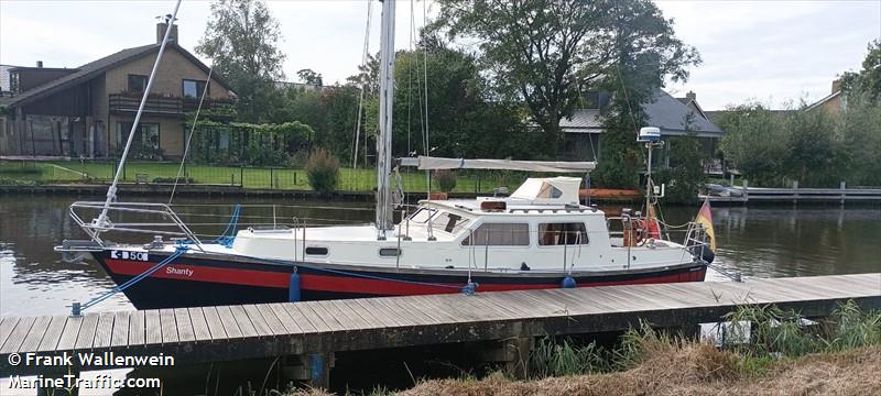 shanty (Sailing vessel) - IMO , MMSI 211688030, Call Sign DA5957 under the flag of Germany