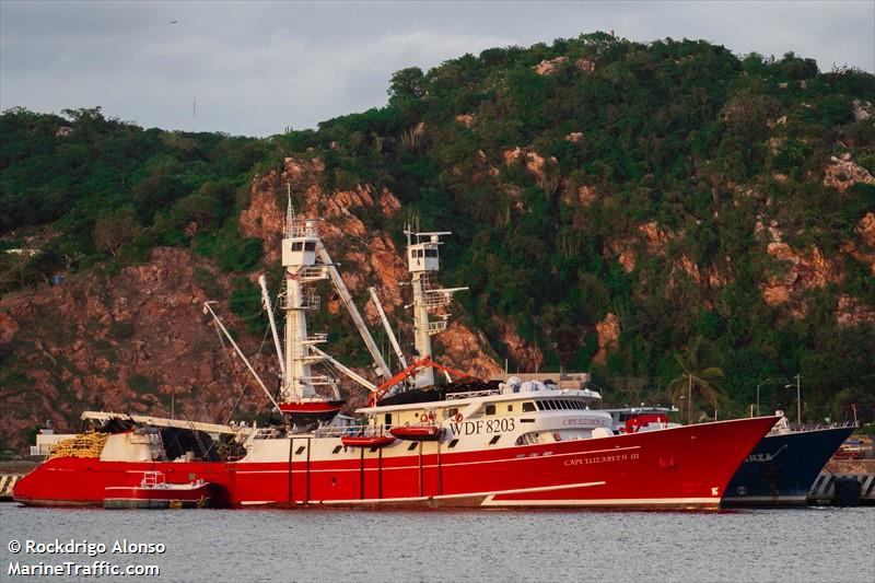 capeelizabeth3 (Fishing Vessel) - IMO 9018892, MMSI 303343000, Call Sign WDF8203 under the flag of Alaska